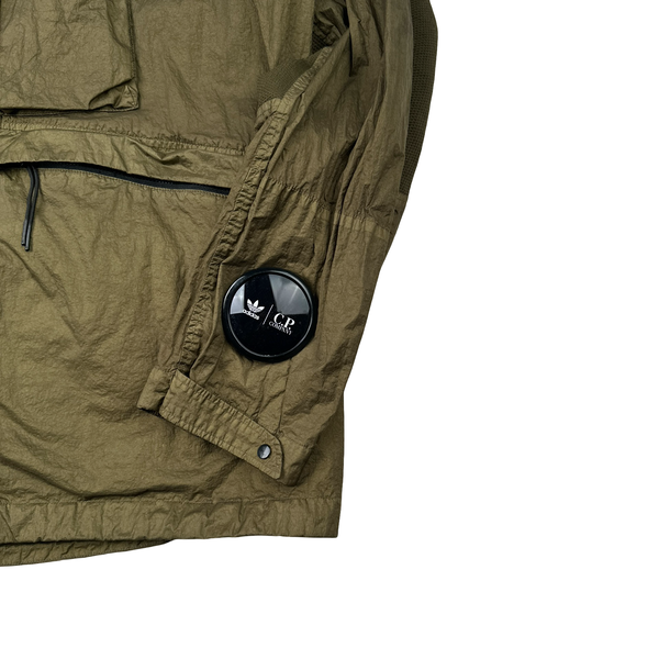 CP Company x Adidas  Khaki Explorer Chrome Goggle Jacket - Large