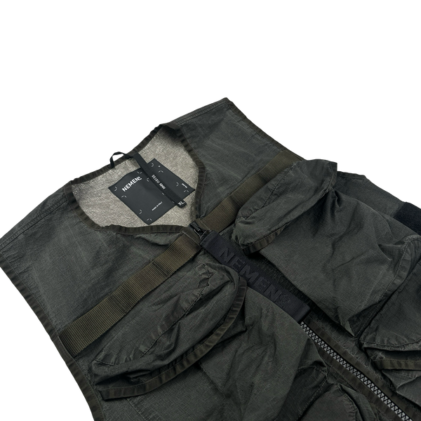 Nemen Khaki Multi Pocket Utility Vest - XL