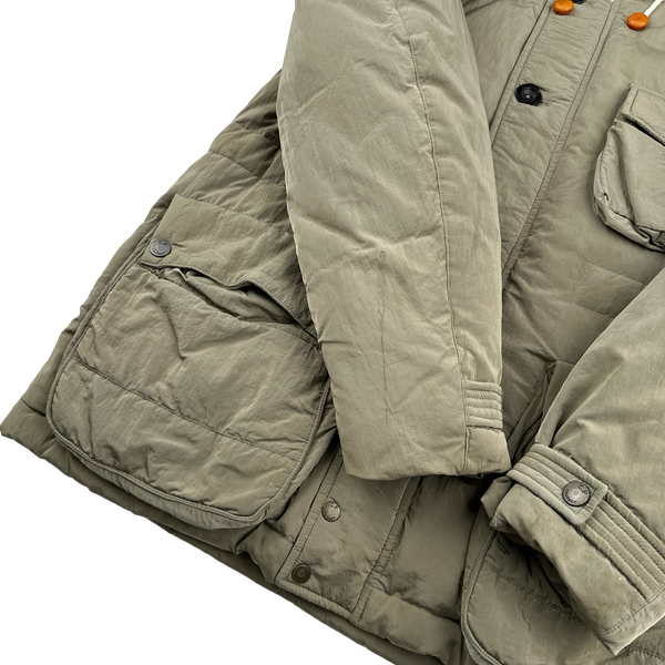 CP Company 2010 Beige Chrome Down Filled Puffer Jacket - Medium