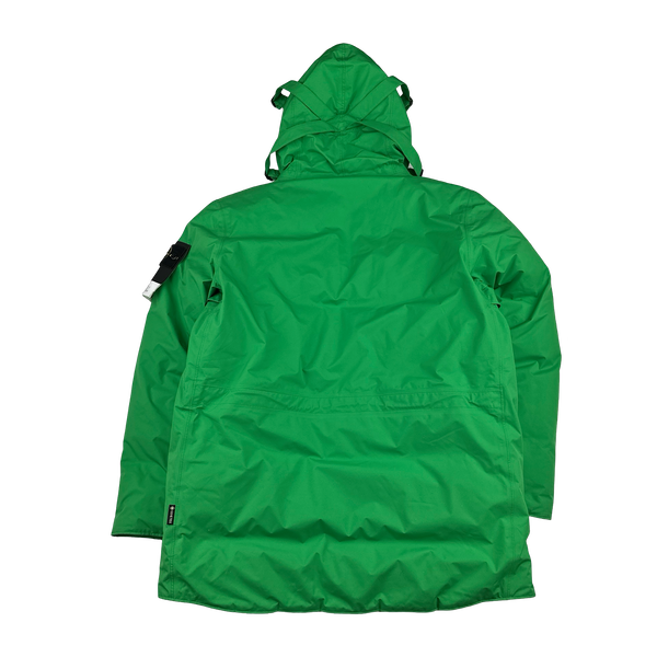 Stone Island 2021 Green Ripstop Gore-Tex Product Technology Down Parka Jacket - Large