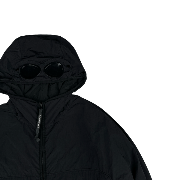 CP Company Black GDP Hooded Polartec Goggle Jacket - 3XL
