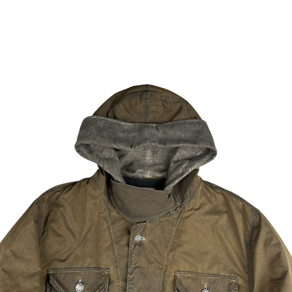 CP Company 2006 Tinto Terra Brown Multi Pocket Lined Jacket - 3XL