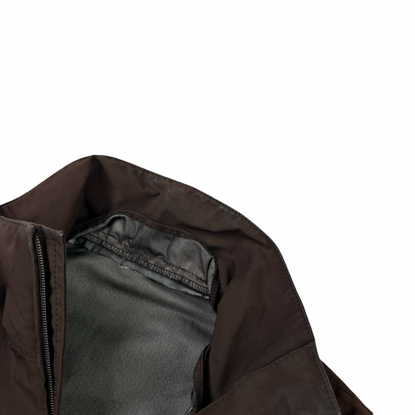 Prada Burgundy Nylon Red Tab Lightweight Jacket - Medium