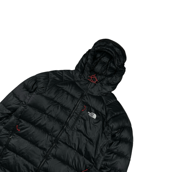 North Face Black 700 Fill Hooded Down Puffer Jacket - Medium