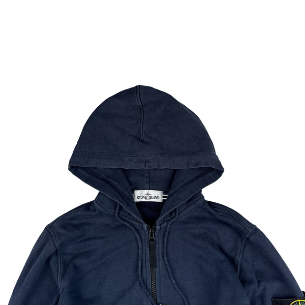 Stone Island 2013 Navy Cotton Zipped Jumper - Small