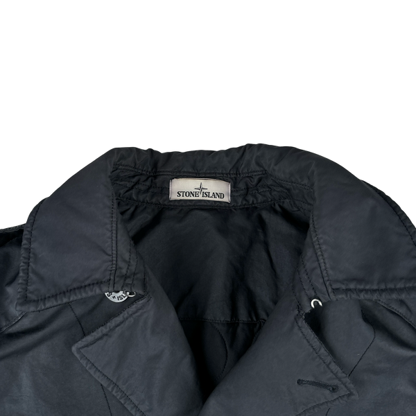 Stone Island 2017 Navy David TC Primaloft Lined Long Jacket - Medium