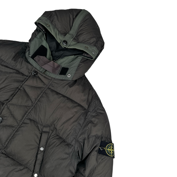 Stone Island 2000s Vintage Nylon Shell Down Puffer Jacket - XL