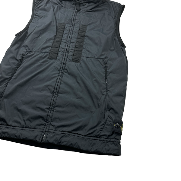 Stone Island 2022 Black Juniors Gilet Jacket - XS