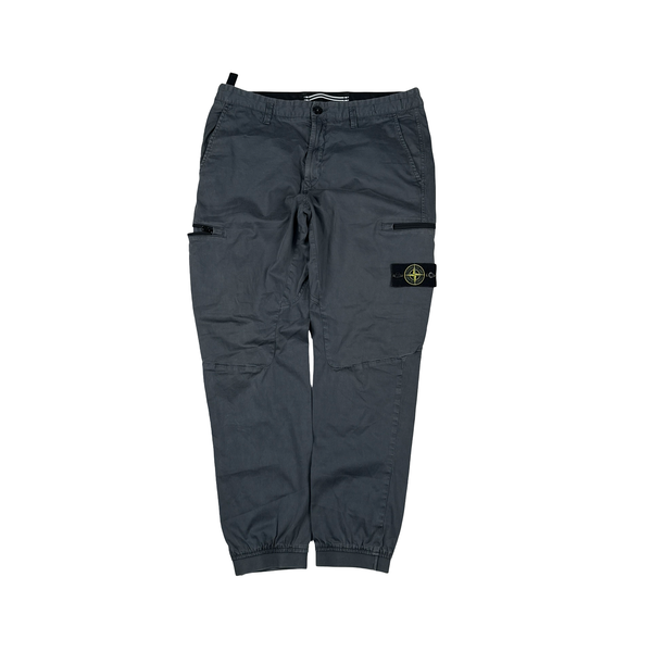Stone Island 2018 Grey Regular Tapered Trousers - 34"