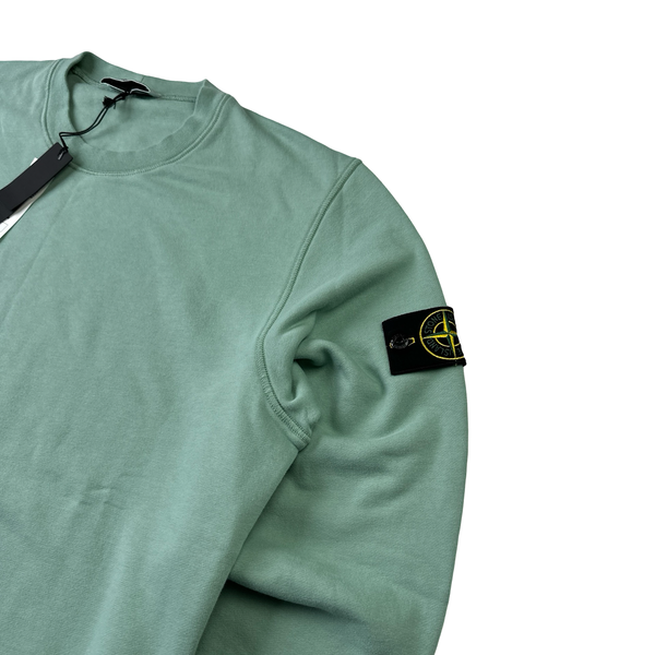Stone Island 2024 Mint Green Crewneck Jumper - XL