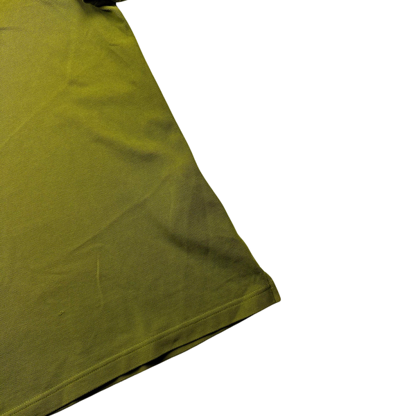 Prada Chartreuse Cotton Polo Shirt - Large