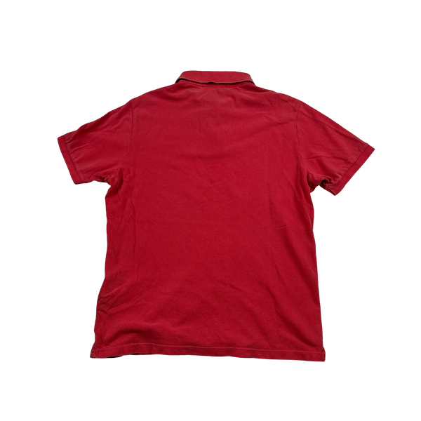 Stone Island 2016 Red Slim Fit Polo Shirt - Medium