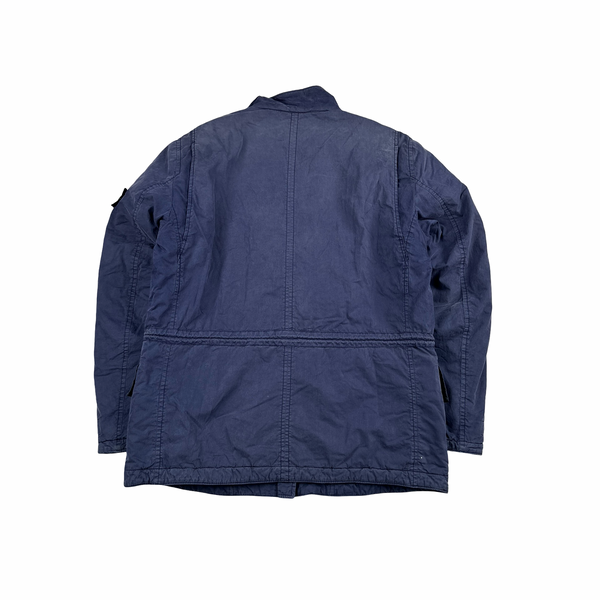 Stone Island 2014 Navy Tela 50 Fili Watro Field Jacket - Large