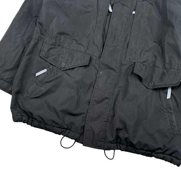 Stussy Black Multi Pocket Hooded Jacket - XL