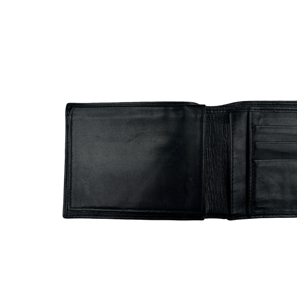 CP Company Black Real Leather Wallet
