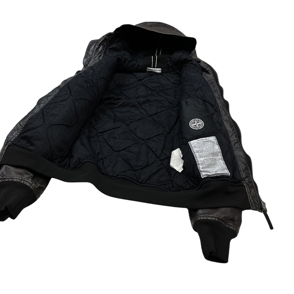 Stone Island 2011 Khaki Waxed Ice 2 Jacket - Medium