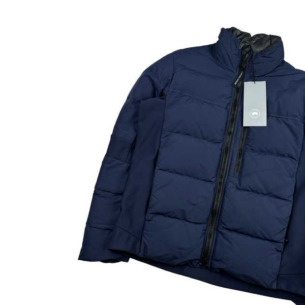 Canada Goose Navy Hybridge Down Jacket - Large
