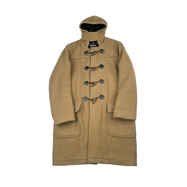 Barbour Cashmere Blend Tartan Lined Duffle Coat - Medium