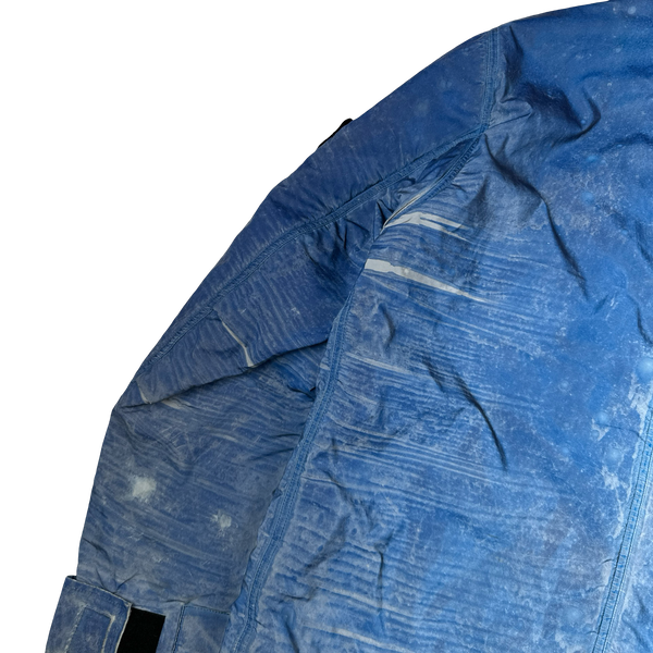 Stone Island 2010 Blue Liquid Reflective Jacket - XL