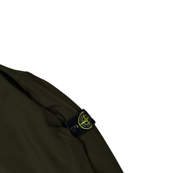 Stone Island 2011 Khaki Fleece Lined Soft Shell Jacket - 3XL
