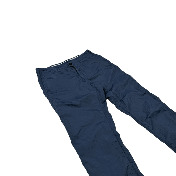 Stone Island 2019 Blue SI PA/PL Seersucker-TC Blazer Trousers Suit - Medium