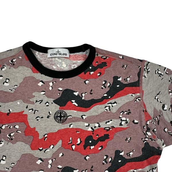 Stone Island 2020 Desert Camo Cotton T Shirt - Medium