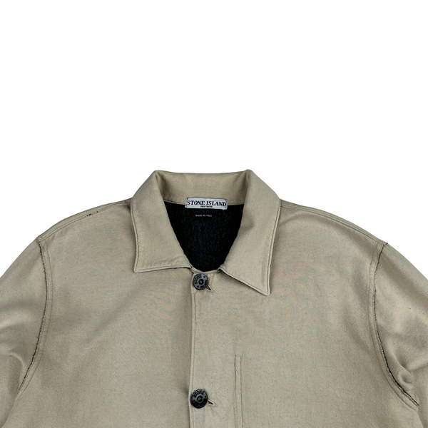 Stone Island 2006 Vintage Beige Cotton Buttoned Jacket - XL
