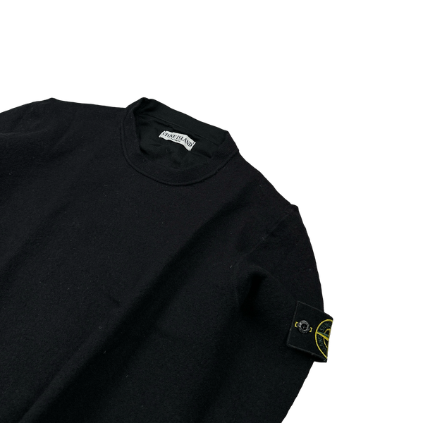 Stone Island 2009 Black Wool Jumper - XS