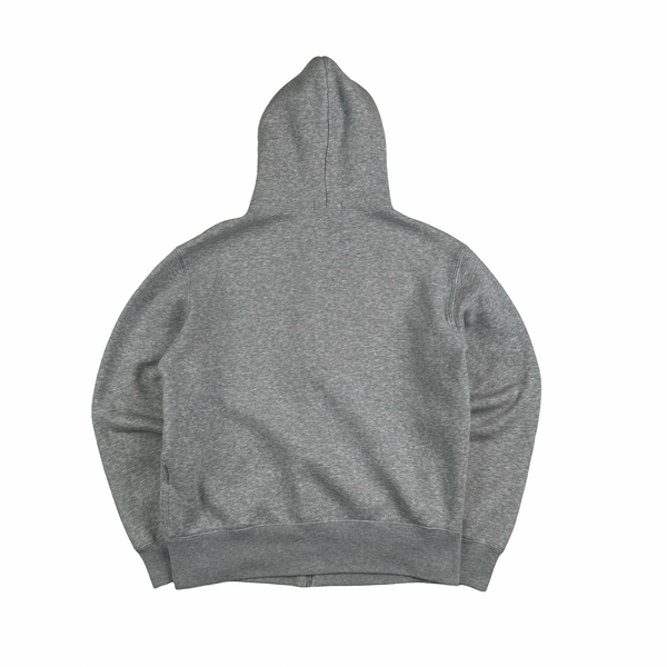Ralph Lauren Polo Bear Grey Embroidered Zipped Hoodie - Medium