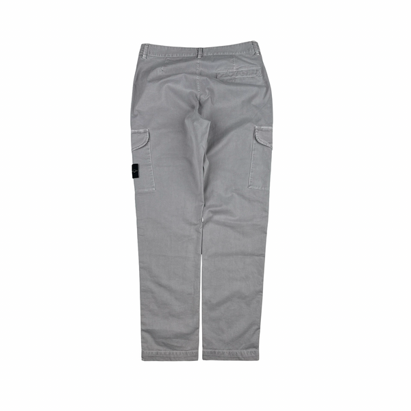 Stone Island 2024 Grey RE Fit T Cargo Trousers - 31"