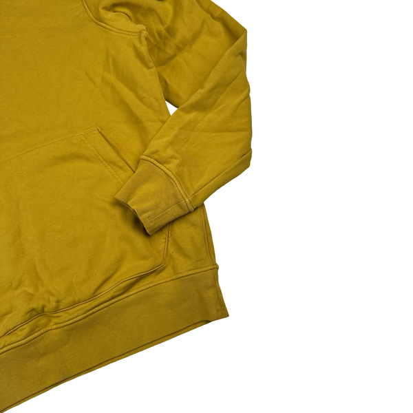 Stone Island 2024 Yellow Hooded Sweatshirt - Large