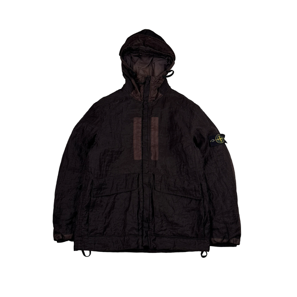 Stone Island 2001 Red Monofilament Mesh Jacket - Medium