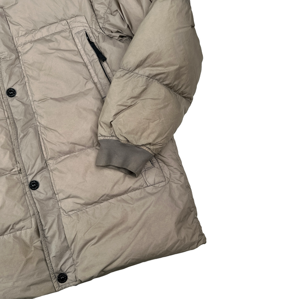 Stone Island 2016 Rosy Brown Crinkle Puffer Jacket - XL