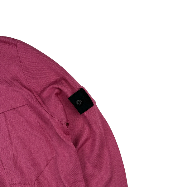 Stone Island 2018 Pink Shadow Project Knitted Crewneck - Medium