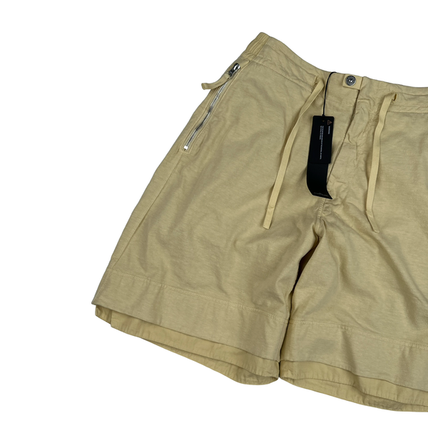 Stone Island Shadow Project Beige Cotton Shorts - Small