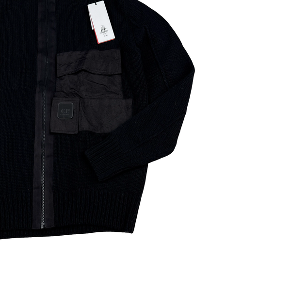 CP Company Heavyweight Zipped Knit Metropolis Jumper - Large