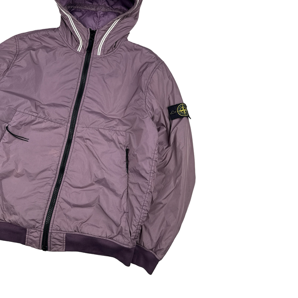 Stone Island 2020 Lavender Garment Dyed Primaloft TC Jacket - XL