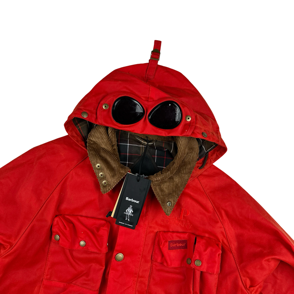 CP Company x Barbour Multi Pocket 500 Mille Waxed Jacket - Medium