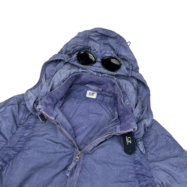 CP Company Purple Chrome Shimmer Goggle Jacket - Large