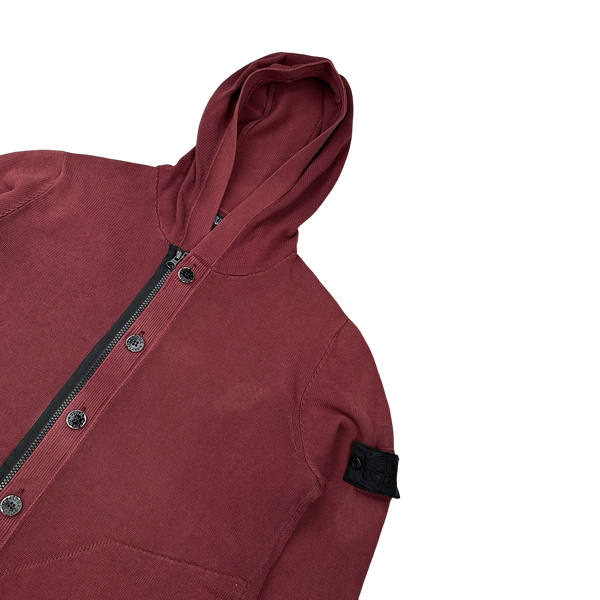 Stone Island 2013 Red Shadow Project Knit Hoodie - Large