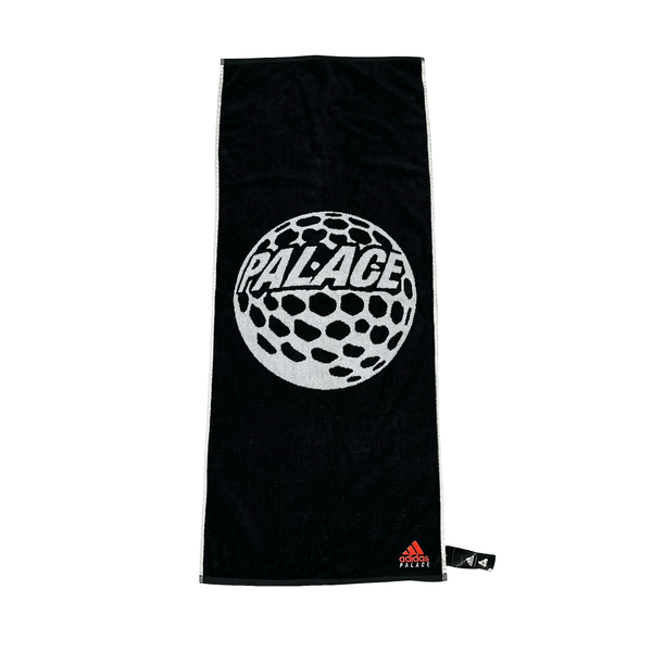 Palace x Adidas Spellout Black Towel