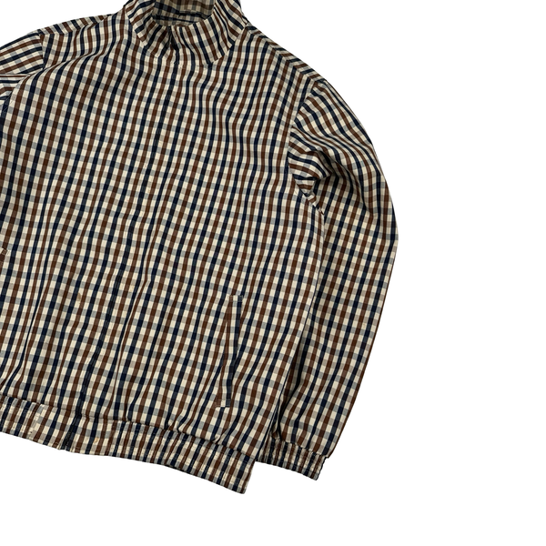 Aquascutum X Supreme Classic Checked Spellout Jacket - Large