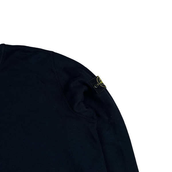 Stone Island 2023 Navy Quarter Zip Jumper - XXL