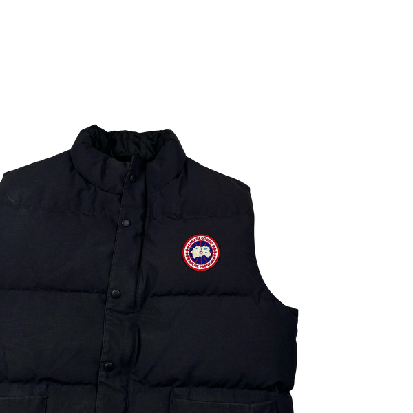 Canada Goose Black Garson Down Filled Gilet - Large