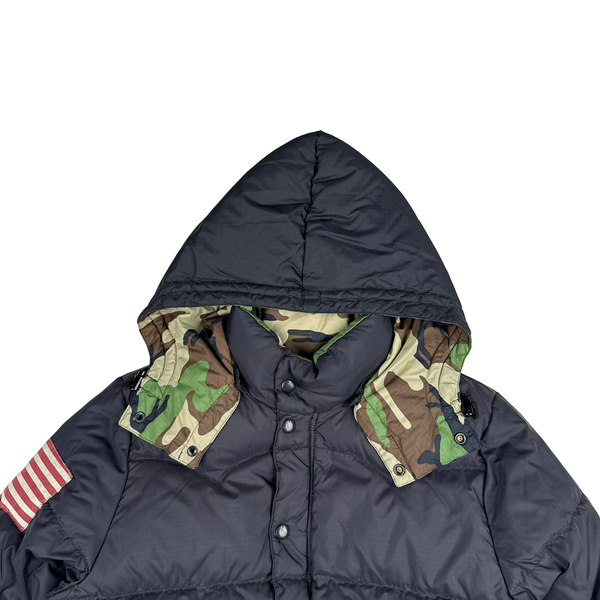 Ralph Lauren Denim Supply Camo Lining Nylon Down Filled Jacket - Large