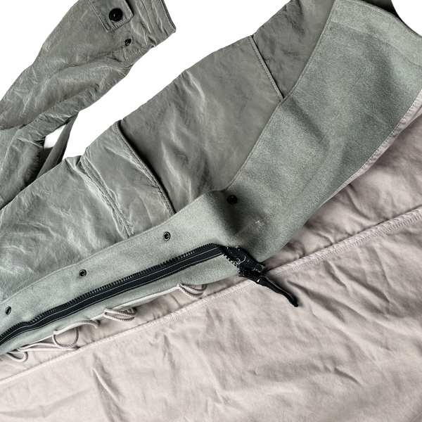Stone Island 2011 Tan Nylon Sheen Lined Parka Jacket - Large