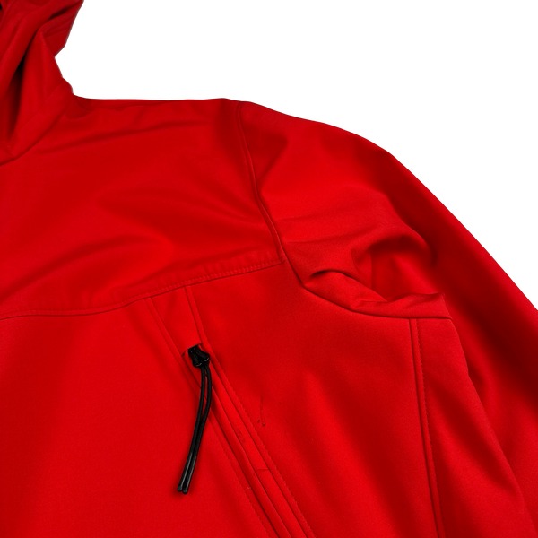 CP Company Red Soft Shell Goggle Jacket - XL