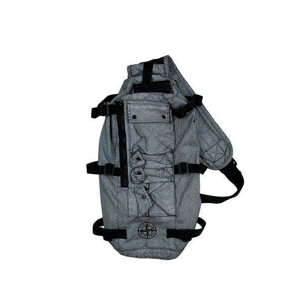 Stone Island 2019 Placcata Spellout Patch 2 In 1 Sling/Duffle Bag