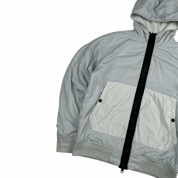 Stone Island 2022 Light Blue Comfort Tech Composite Reversible Polartec Jacket - Medium