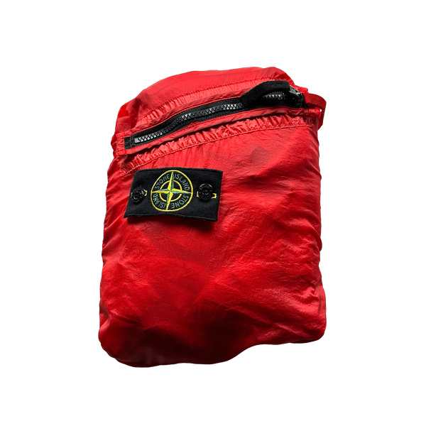 Stone Island Red Garment Dyed Down Filled Packable Jacket - 3XL